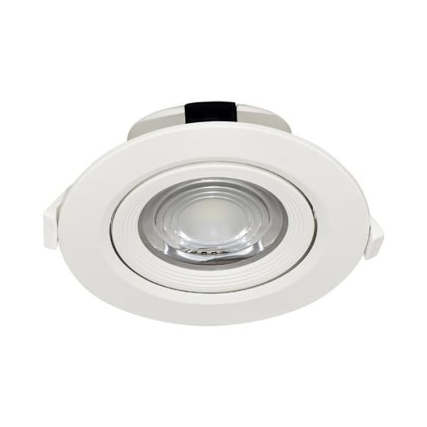 COB LED upotettu kohdevalo pyöreä valkoinen säädettävä 10W IP20 3000K Vit