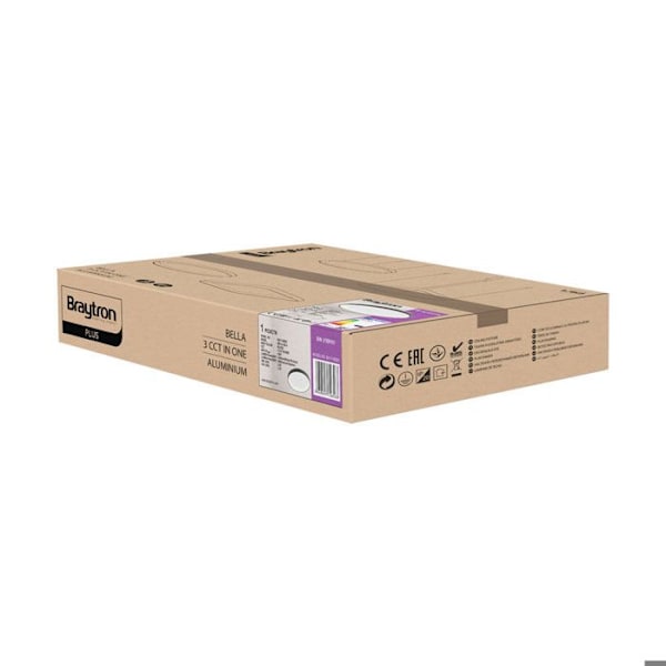 Plafondslampe LED Bella 36W 3i1 4260lm – Sort Svart