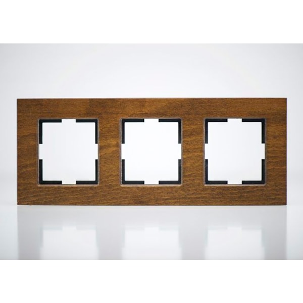 Massiv valnød finishplade 3 pladser 84x230x10mm Nöt