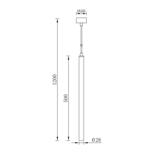 Set med 3 designlampor i guldrör G9 10W IP20 gyllene