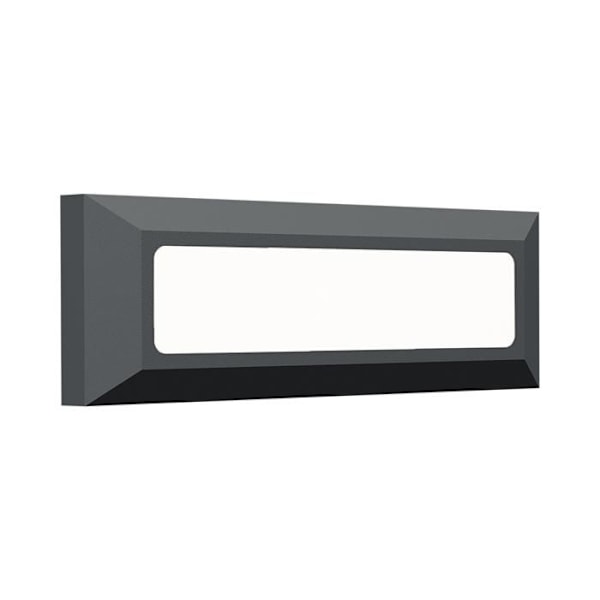 Vekta-B Braytron 3W 180lm 3-i-1 Sort væglampe med LED IP65 Svart