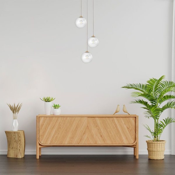 Dekorativ upphängning 3xG9 10W – Elegant design i guldmetall gyllene