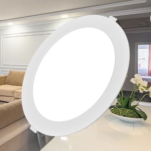 Dalle LED pyöreä extra ohut BRAYTRON 18W 4000K Ø229mm IP40