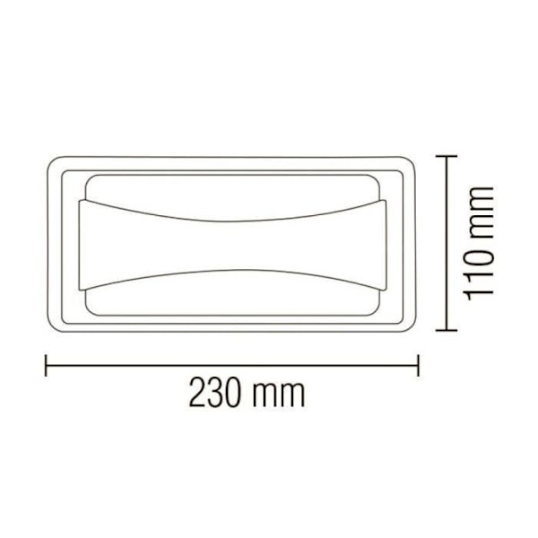 Hublot - HOROZ ELECTRIC - SUSAM - LED 12W - IP65 - 4200K - Musta - Akvaariovalaistus Svart