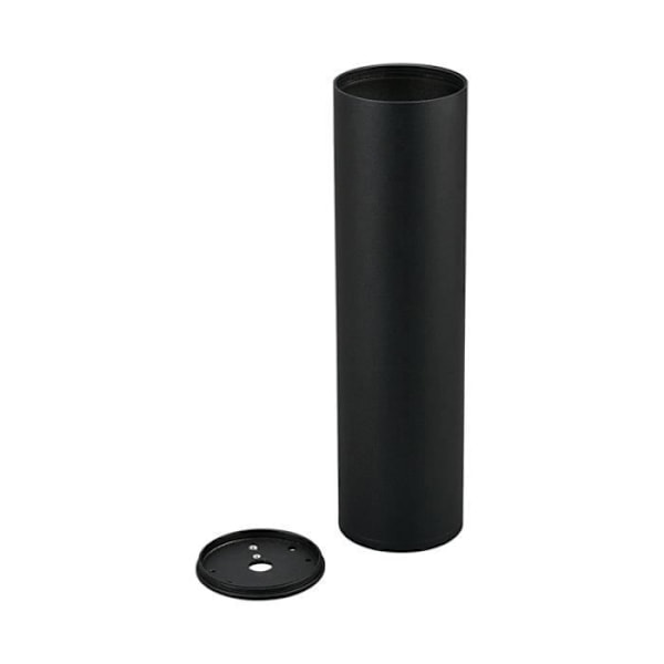 Lang alu spotlight GAMA-5520 rund GU10 35W Sort Svart