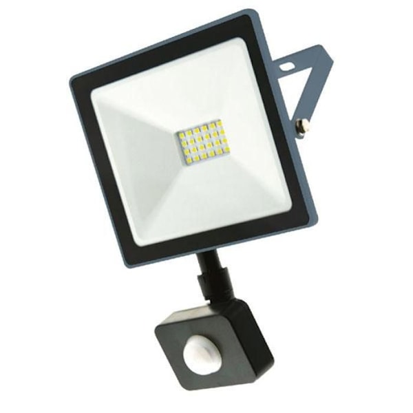 LED projektor INDUS-S med sensor 20W IP44 6000K Grå