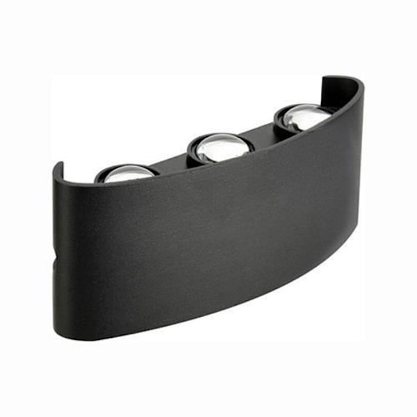 LED-seinävalaisin 6W 4200K IP65 Svart