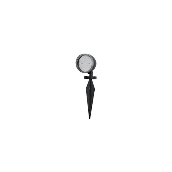 Spot LED som kan vinklas 5W IP44 Dim. 272x75mm Svart