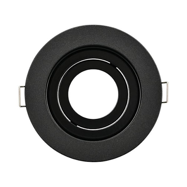 Beta R3 rund sort plet støtte MR16 GU10/GU5.3 Svart