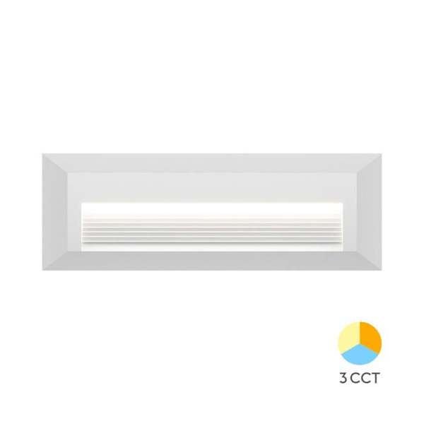 Väggapplikation LED Vekta-B1 Braytron 3W 180lm 3i1 Vit IP65 Vit