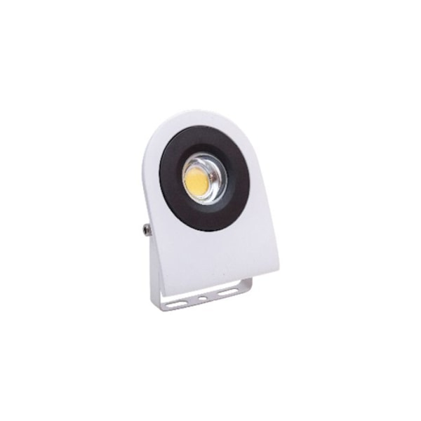 LED-projektor - GOA - 10W - IP65 - 1000 Lumen - 6000K - Extra platt Vit