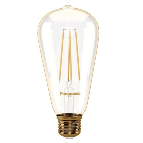 ST64 LED glødelampe E27 7W 2000K Panasonic
