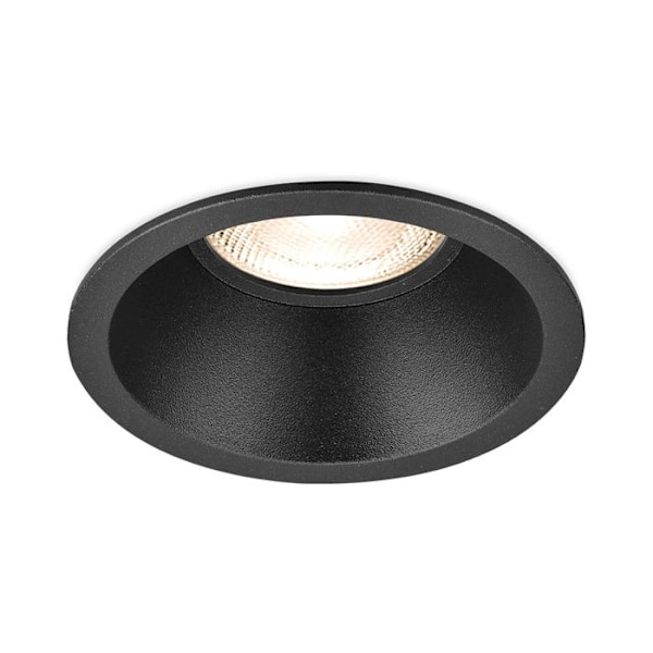Tetra S1 rund svart fläckstöd MR16 GU10/GU5.3 Svart