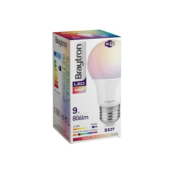 A60 smart Wi-Fi tilsluttet LED-pære 9W E27