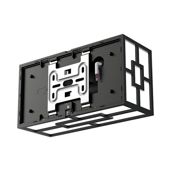 LED væglampe 20W 3 i 1 IP44 Sort Svart