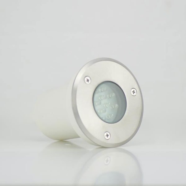 Spot LED - Inox - 1.2W - IP67 - Kestävä - Ulkokäyttöön Matt krom