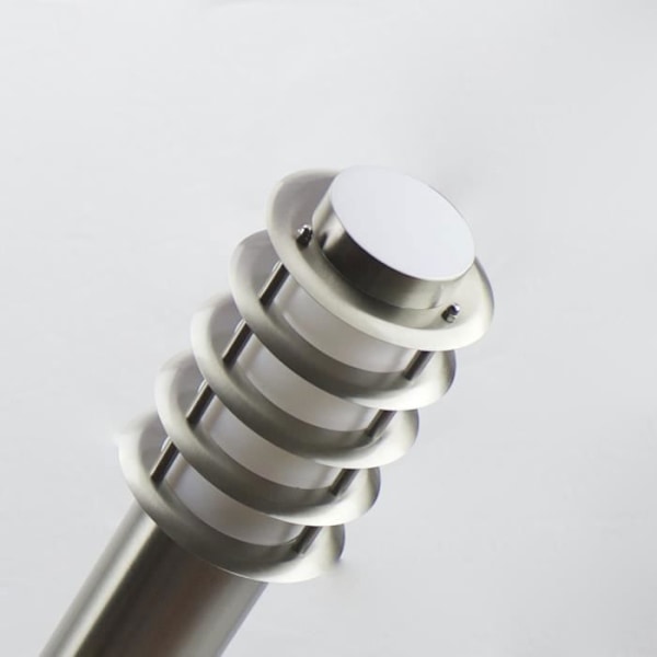 Potelet - Ladin-4 - 60W Max - E27 - IP44 - Inox Harmaa Rostfritt stål