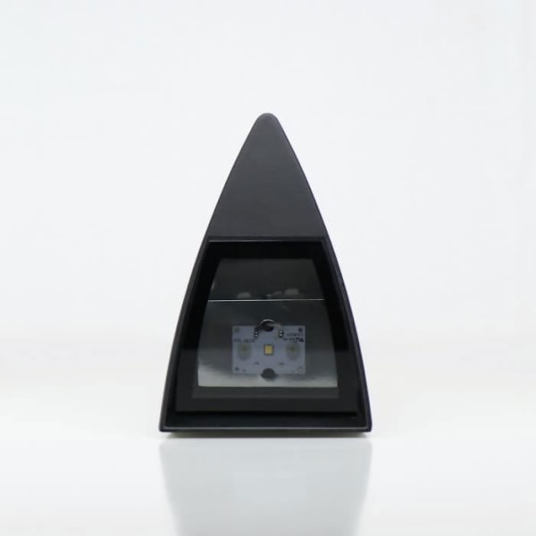 Applikation - SMD LED - 3,5W - Svart Aluminium - IP44 - Utomhusbelysning Svart