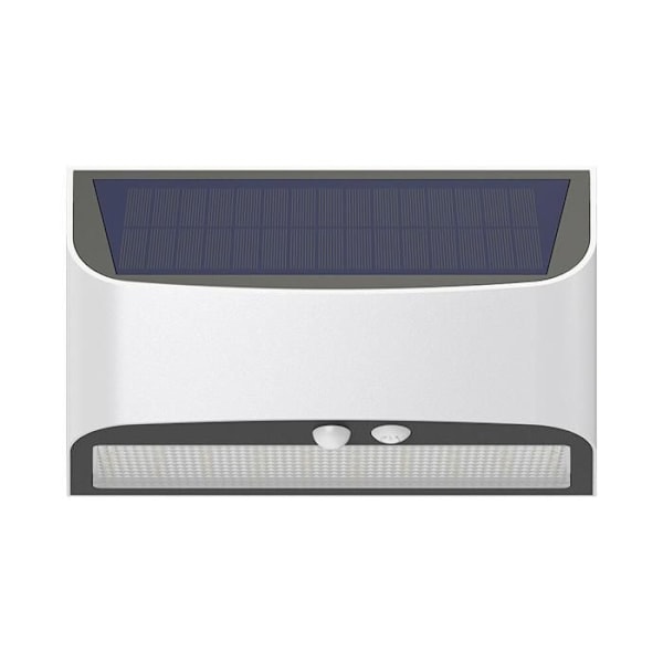 Solcelle LED væglampe 6W IP54 hvid Vit