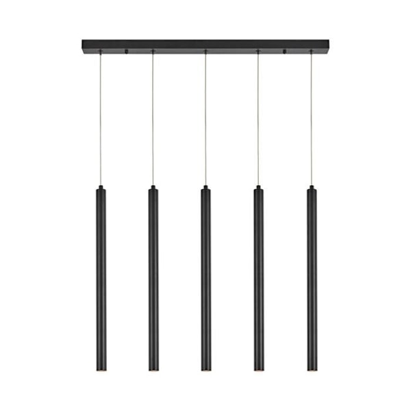 Upphängningsrör 5x10W G9 Svart IP20 Svart