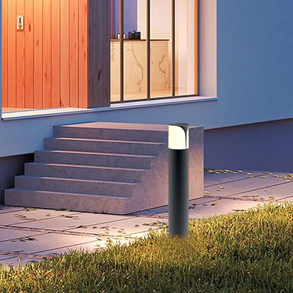 Udendørs Potelet E27 23W IP44 i Grå Aluminium Grå