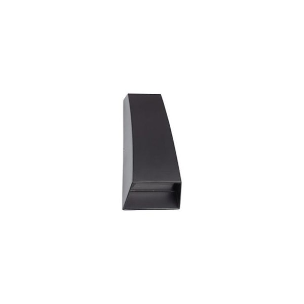 Led-alumiinitripti, 3.5W (vastaa 25W) Mitat: 170x84x47mm Svart