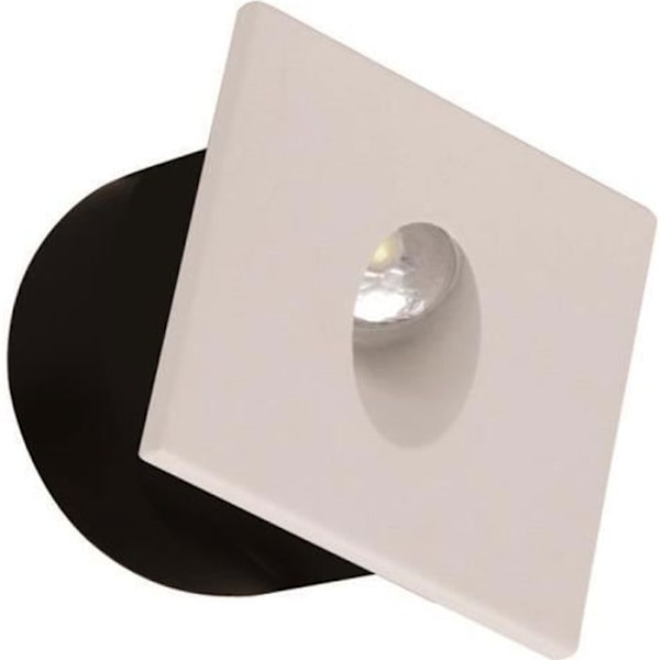 Spot LED - Vit - 3W - 4000K - 80x80mm - Klass A++ Vit
