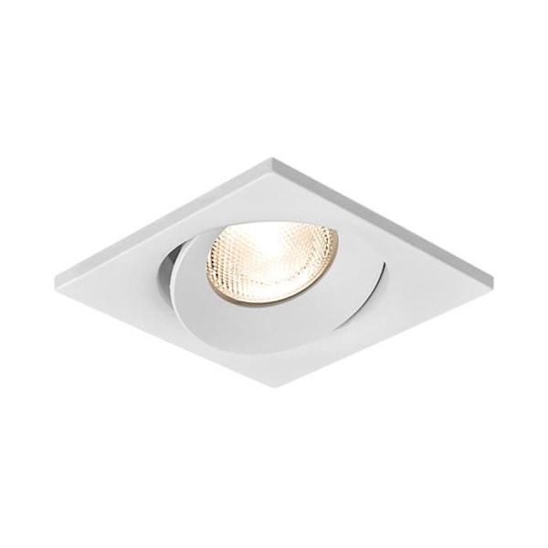 BRAYTRON Tetra-E3 spotlys, firkantet, hvid, justerbar, længde og bredde 90 mm, aluminium Vit
