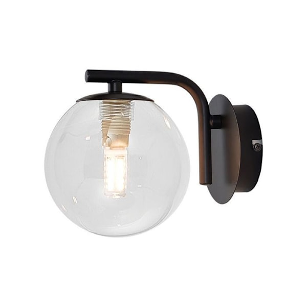 Dekorativ væglampe 1xG9 10W IP20 – Transparent & Sort