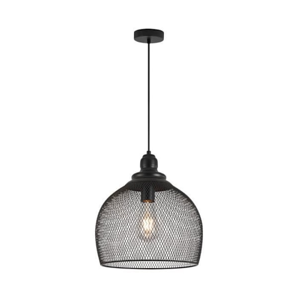 Suspension metal 23W E27 Sort IP20 Diam. 280mm Svart