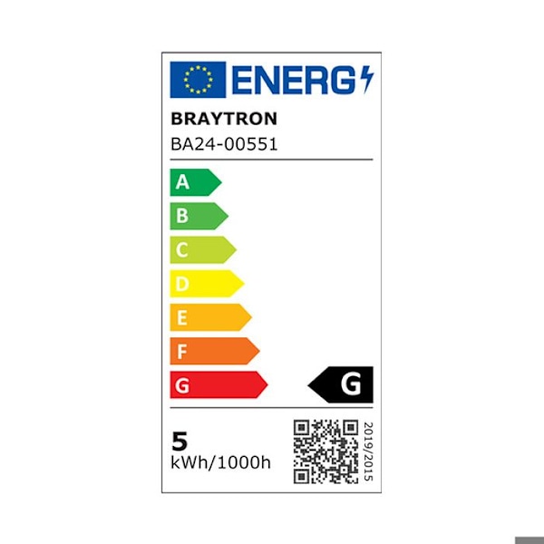 Set med 10 LED-lampor GU10 5W (Ekv. 32W) 4000K 110°