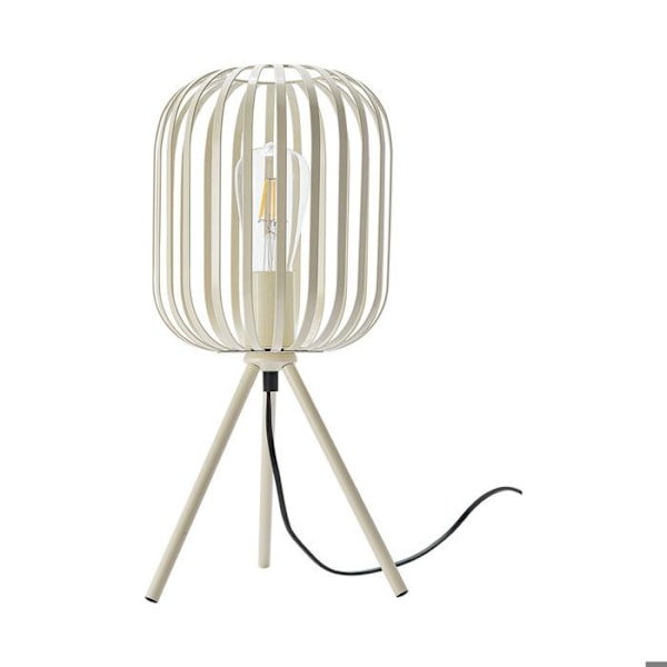 Dekorativ bordlampe 1xE27 23W IP20 – Beige