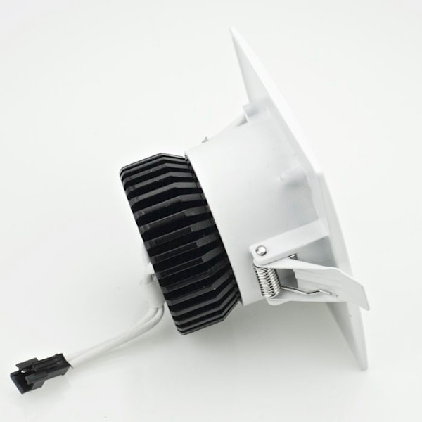 LED Spot Downlight 6W fyrkantig fast vattentät IP65 Vit