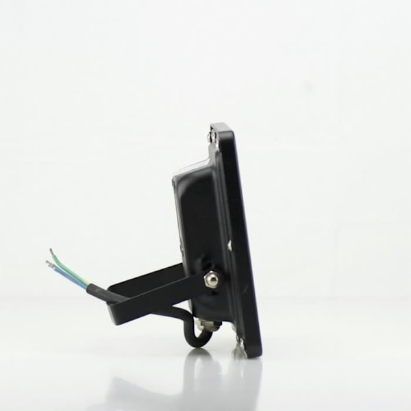 Extra platt 10W LED-projektor Svart