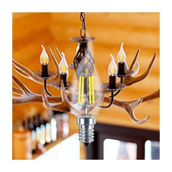 LED-filament-lamppu E14 C35T 4W 3000K 470lm
