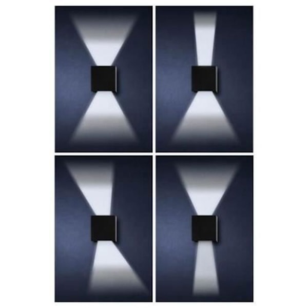 LED væglampe SEKOYA Hvid 4W IP65 Vit