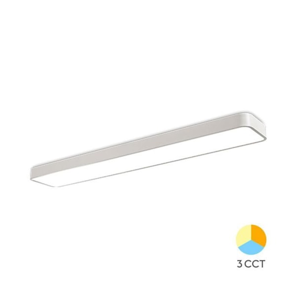 LED-dekorativ plafonniär 45W 3-i-1 4650lm Vit Vit