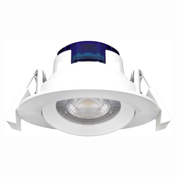 Rund hvid forsænket LED-spot 5W IP20 4000K Vit