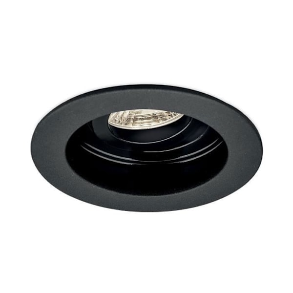 Beta R3 rund sort plet støtte MR16 GU10/GU5.3 Svart