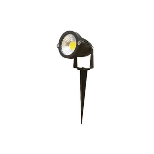 Spot COB LED til stik, justerbar 5W IP65 3000K Svart