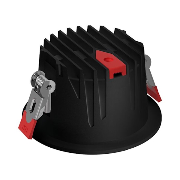 Infälld LED-spotlight-Braytron-Black-20W-3in1-IP20 Svart