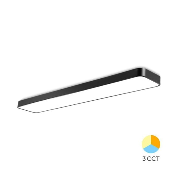 Dekorativ LED Loftlampe 45W 3i1 4650lm Sort Svart