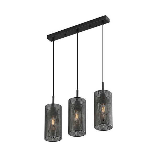 Dekorativ ophæng 3xE14 23W IP20 – Sort Svart