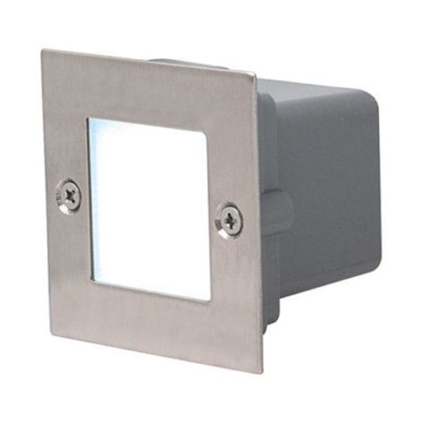 LED-seinävalaisin - Ei-nimi - 0.9W - IP54 - Alumiini - 70x70mm Grå