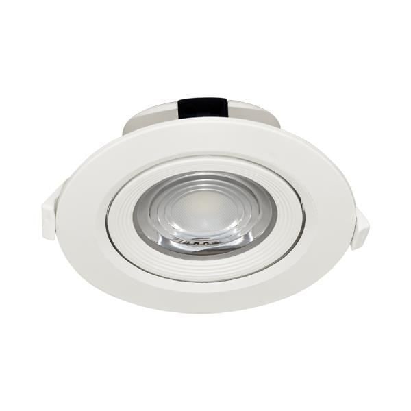 COB LED infälld spotlight rund vit justerbar 10W IP20 4000K