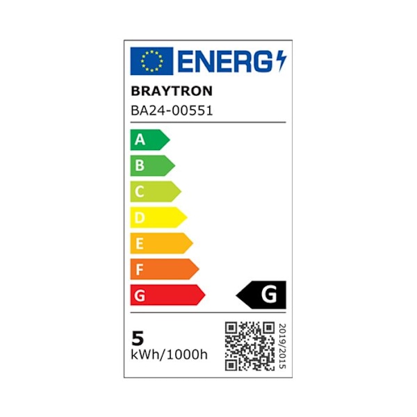 Set med 10 LED-lampor GU10 5W (Ekv. 32W) 2700K 110°
