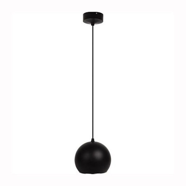 LED 20W Musta Pallovalaisin Svart