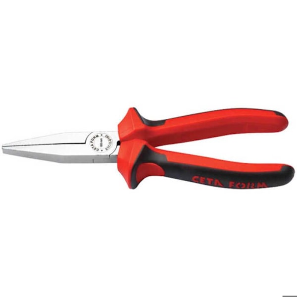 Litteä nokkapihdit - CETAFORM - Duotech - 160mm - Teräs - Ergonominen - Korroosionkestävyys