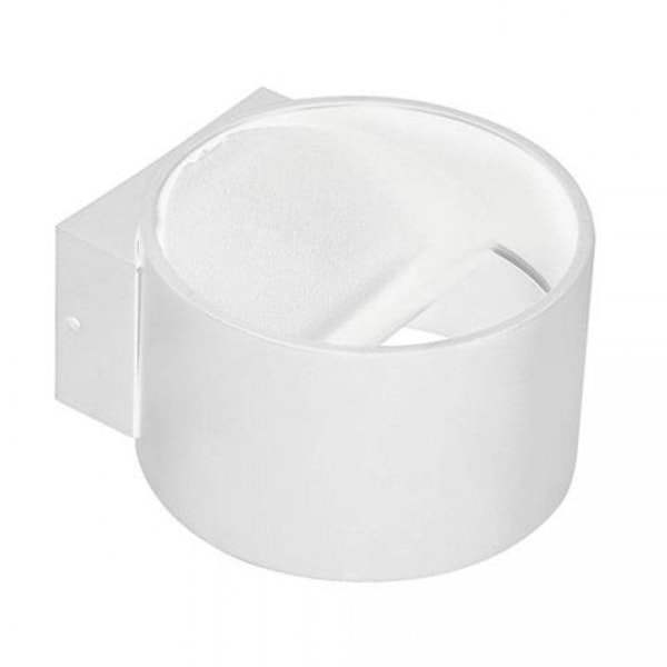 Väggmonterad LED-lampa Vit 8W (Motsv. 64W) 4200K Diam. 100mm Vit