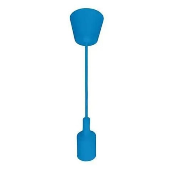 Blå kabel pendel (1m) E27 IP20 max 60W Blå